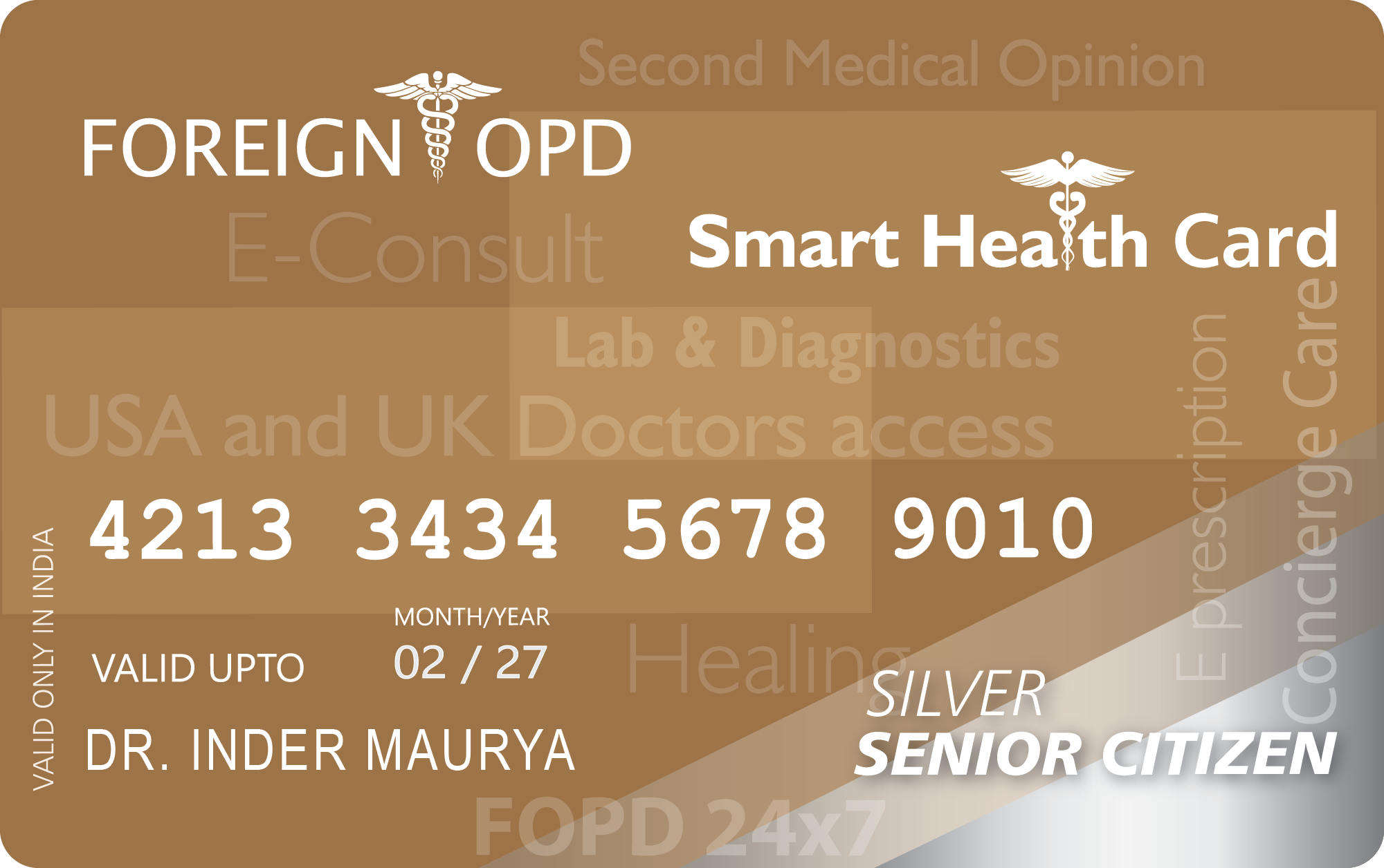 FOPD Smart Health cards