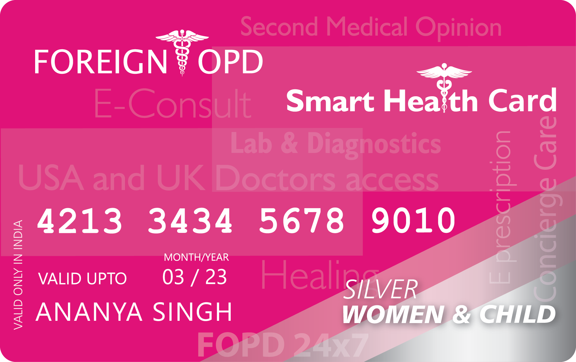 FOPD Smart Health cards