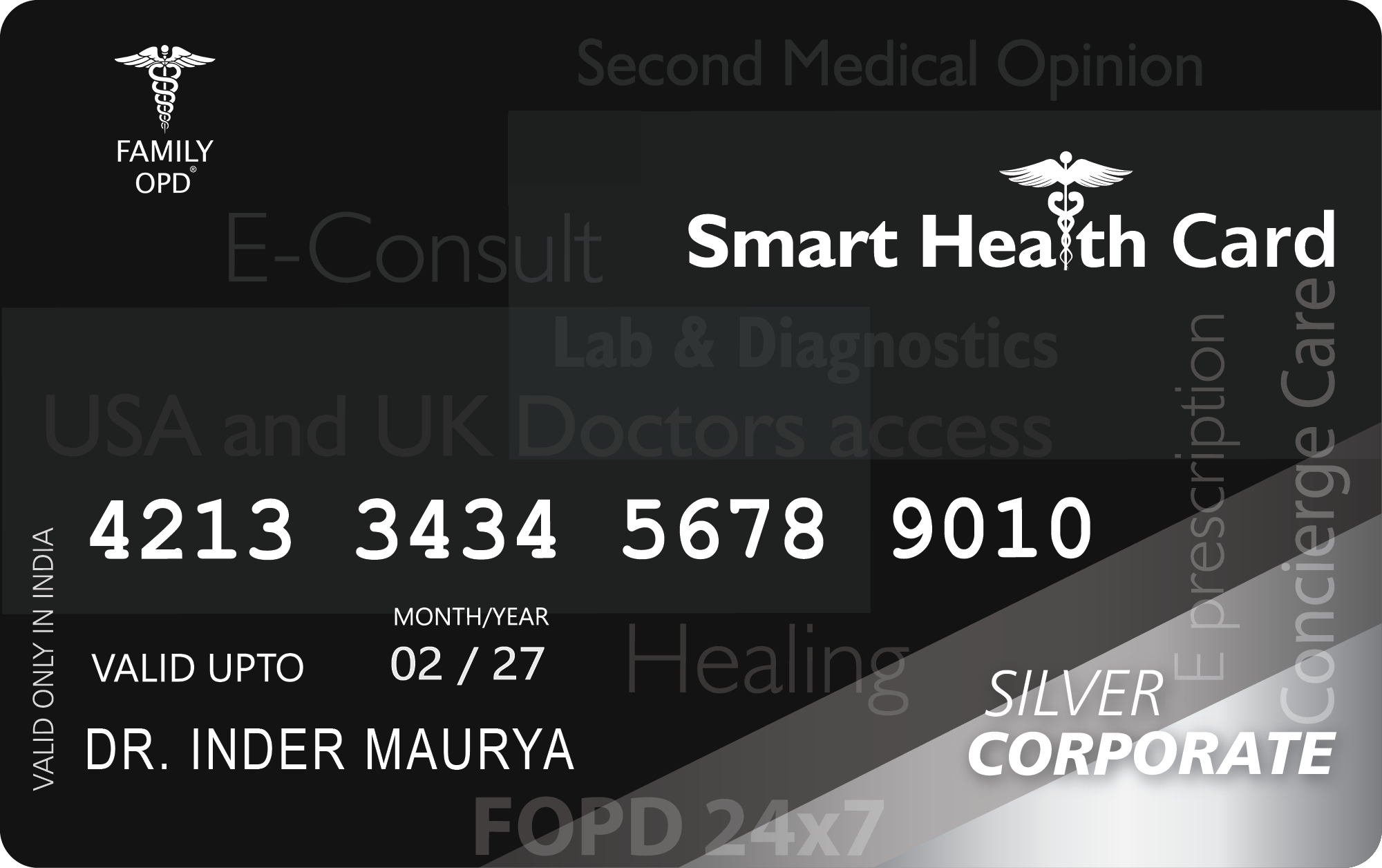 FOPD Smart Health cards